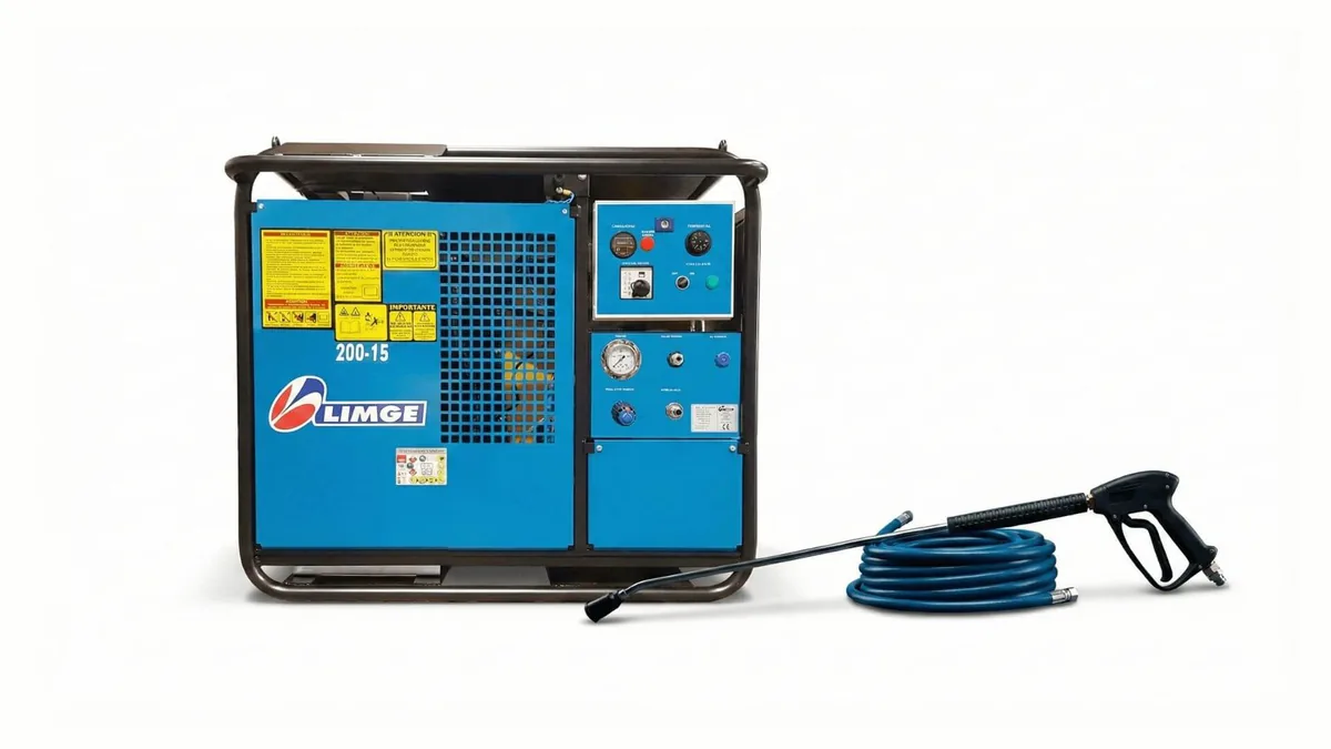 Hidrolimpiadora autónoma diésel Serie DAC/H Hatz con caldera de agua caliente
