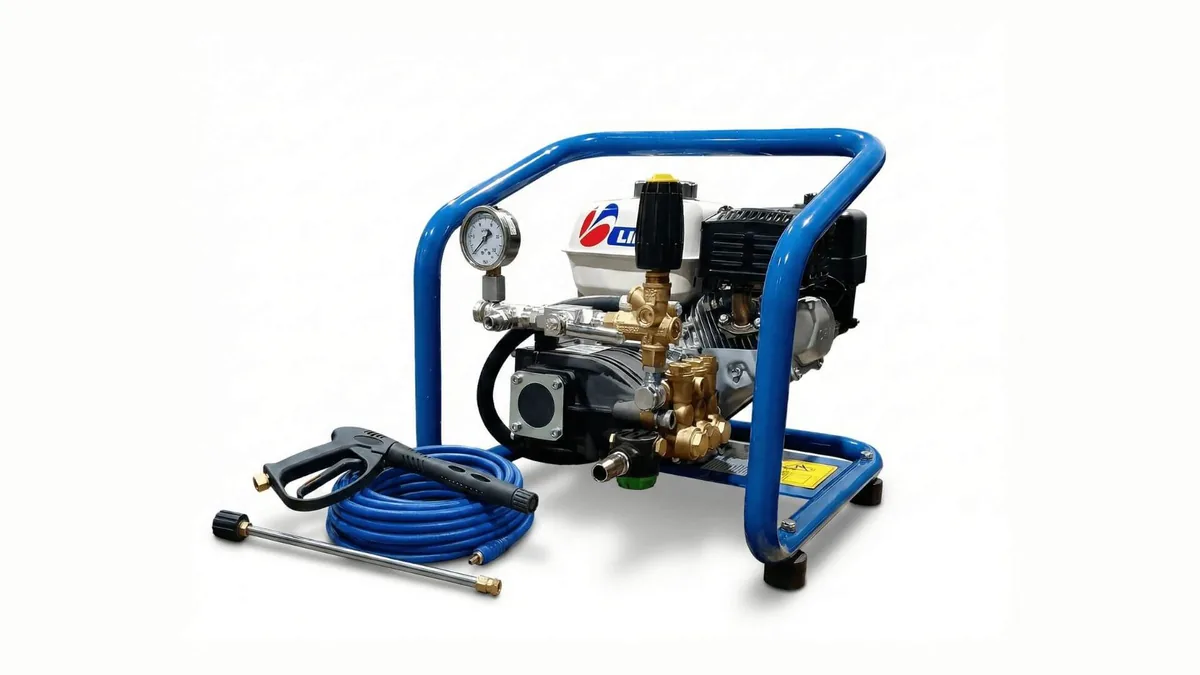 Hidrolimpiadora de gasolina Serie AFG/R 130 con motor Honda, manguera y pistola