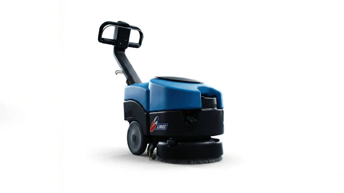 Fregadora industrial compacta Serie LF con manillar y cepillo circular